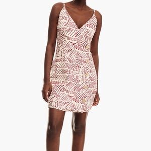 Forever 21 Patterned Red Dress